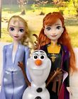 Disney Frozen Sisters Elsa And Anna 11.5" Dolls ~ Never Played With