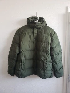 NWOT Mens Green Puffer Jacket Waterproof Insulated Hooded Size 2 XL - Picture 1 of 14