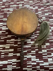 Antique Napalese Dhyangro Shaman Drum - Picture 1 of 4
