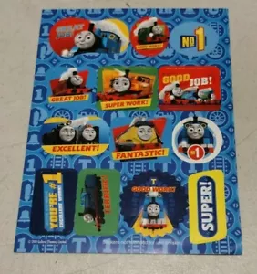 Thomas the Tank Engine 13 Sticker Sheet - Inspirational Motivational Reward - Picture 1 of 1