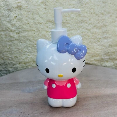 Nuevo Dispensador de Jabón Hello Kitty Cuerpo Completo Blanco Rosa Púrpura Arco Decoración del Hogar Sanrio Foto 1 de 4