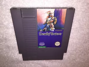 Deadly Towers (Nintendo Entertainment System, 1987) NES Game Cartridge Excellent - Picture 1 of 6