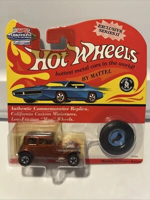 Hot Wheels винтажная коллекция 1932 Ford Vicky Burnt оранжевый серии 2 запечатанный новый в коробке - Изображение 1 из 4