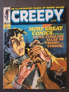 CREEPY MAGAZINE #21 JUL 1968 SILVER AGE HORROR, THE RATS IN THE WALL, VF NICE! - Picture 1 of 5
