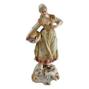 Figura antigua de porcelana Le Nove, mediados del siglo XIX. - Imagen 1 de 17