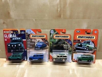 Matchbox 65 Land Rover Gen II Blue Green Baja Global Defender 110 - Image 1 of 4