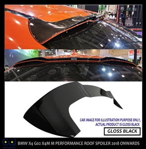 PER BMW X4 G02 X4M SPOILER TETTO BAGAGLIAIO POSTERIORE LABBRO M PRESTAZIONI NERO LUCIDO 2018+ - Foto 1 di 12