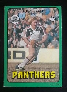 1978 Scanlens Rugby League Ross Cale #37 (Penrith Panthers) - Picture 1 of 1