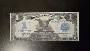 1899 Silber Zertifikat 1 $ Black Eagle Elliot White - Bild 1 von 3
