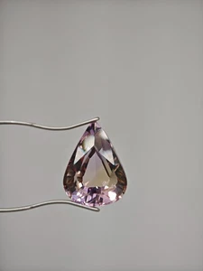 Ametrin 6.93ct VS Pear-Cut Edelstein – Unbehandelt Afrika - Bild 1 von 9