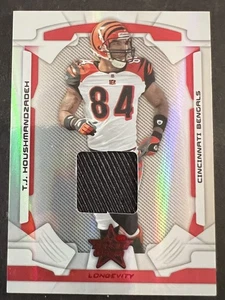 TJ Houshmandzadeh 2008 Leaf Rookies and Stars Longevity Materials Ruby 094/350 - Picture 1 of 2