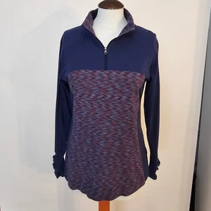 Columbia Mujer Grande Pullover Top Ropa Activa Camisa para Correr Cuarto Cremallera - Imagen 1 de 8