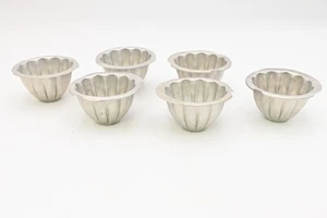 Vintage La Bra Jel-Rac Replacement Aluminum Jello Molds Complete Set of 6 - Picture 1 of 8