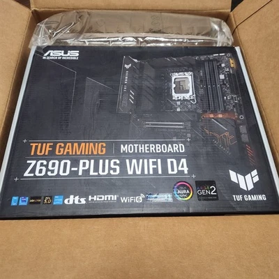 ASUS TUF Gaming Z690-Plus WiFi D4 LGA 1700 Intel 12th 13th ATX Motherboard - Image 1 of 4