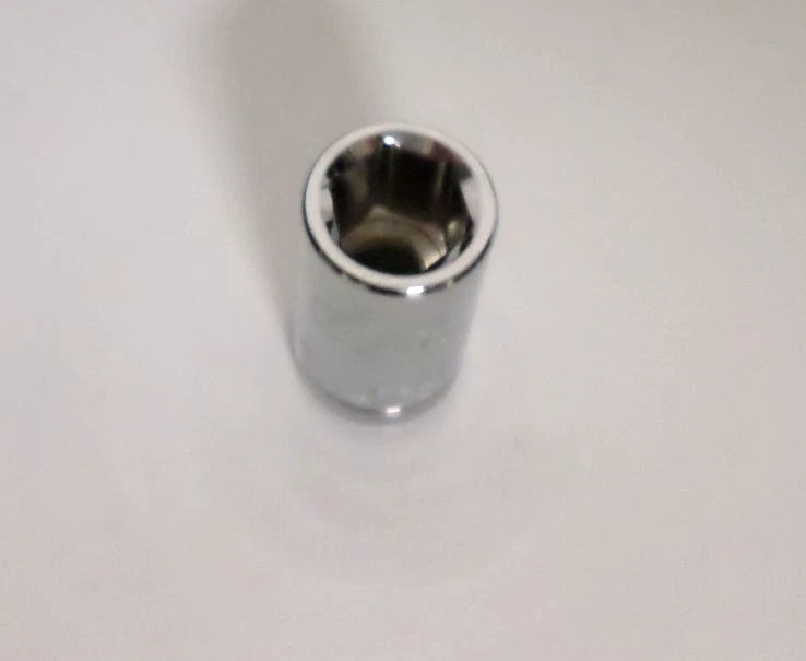 NEW Ryobi 1/4" Std. Socket 6pt, Choose: 4-15mm Metric or 5/32"-9/16" SAE, Chrome - Image 1 of 1