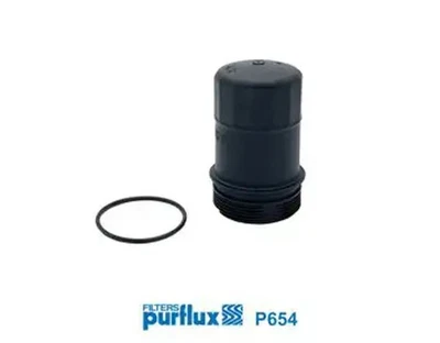 Tapa del filtro de aceite P654 PURFLUX para MERCEDES-BENZ CLS CLASE R CLASE C SL - Imagen 1 de 4