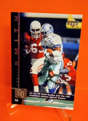 Emmitt Smith #133. 1997 Upper Deck, Game Dated! NrMt/Mt+ Gradable! Hall Of Famer - Image 1 of 4