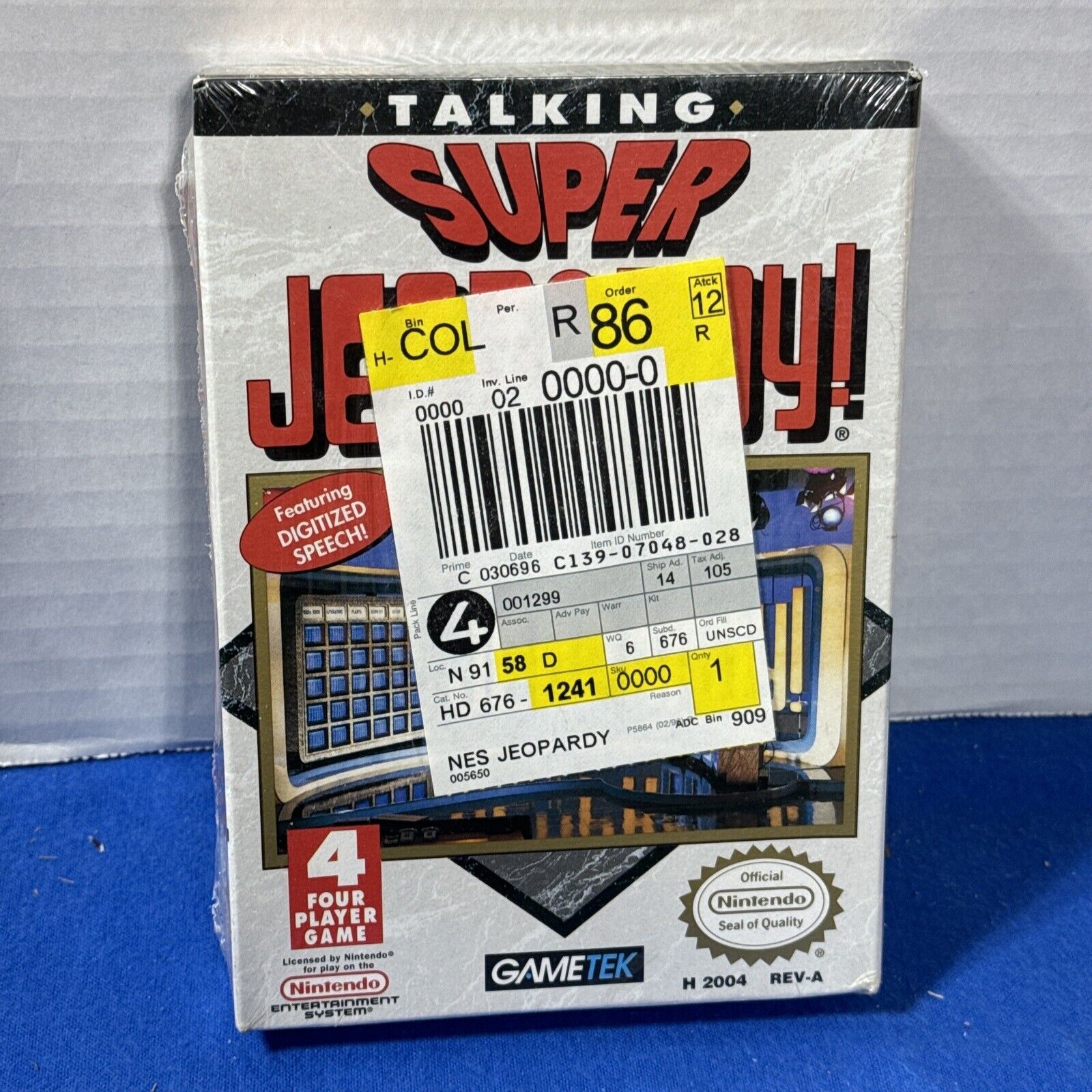 Talking Super Jeopardy Brand New Nintendo NES Factory Sealed WATA VGA Sealed NIB