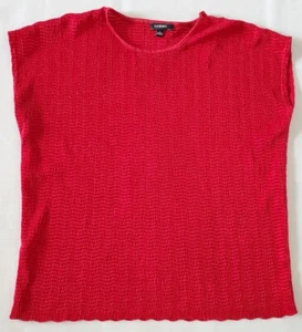 Elementz Women's Size L Blouse Red Pullover - Picture 1 of 4