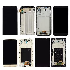 For LG G5 G4 G3 Replace LCD Touch Screen Display Digitizer Assembly Black +Frame - Picture 1 of 9