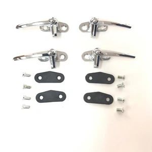 2Pairs Type 2 BusSplitscreen Safari Window catches latches Bus Kombi westfalia - Picture 1 of 2
