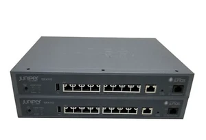 Lot of 2 Juniper SRX110H2-VA Gateways w/ VDSL2, D-VPN & AX411, No PSU. Warranty - Picture 1 of 2