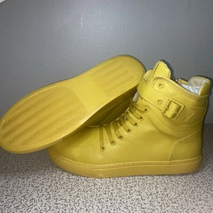 New J75 by Jump New York Sullivan 2 Men’s High-Top Sneakers Size 11 light Yellow - Picture 1 of 14