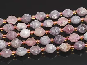 Cuentas sueltas de ágata rosa natural de 6 mm con barril de tambor AA cuentas de arroz - Imagen 1 de 3
