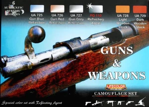 Juego de pistolas y armas de acrílico Lifecolor #CS26 - Imagen 1 de 1