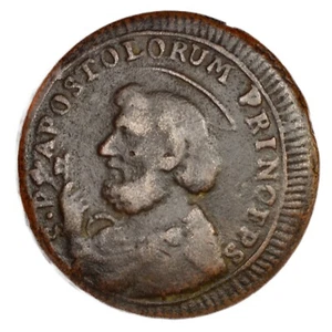 STATO PONTIFICIO Pio VI Sampietrino 1797 Baiocchi Due e Mezzo Romani - Imagen 1 de 5