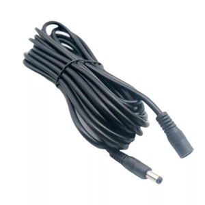 CCTV DC Power 5.5mm x 2.5mm Male To Female Connector Extension Cord Cable 18AWG - Picture 1 of 10