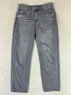 Uniqlo Relaxed Tapered Jeans Men's 30x27 Gray Denim Casual - Image 1 of 4