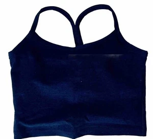 NWT💎BEYOND YOGA💎MEDIUM💎SPACEDYE SLIM CROPPED RACERBACK TANK💎NOCTURNAL NAVY - Picture 1 of 10