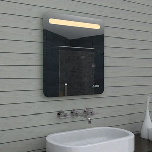 Badezimmerspiegel Touch dimmbar LED Beleuchtung Wand Hänge spiegel IP44 60 x 65 - Bild 1 von 4