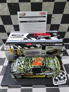 Ryan Blaney #12 Advanced Auto Parti Iowa Vincitore 2024 Mustang 1:24 - Foto 1 di 9