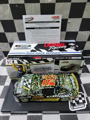 Ryan Blaney #12 Advanced Auto Parti Iowa Vincitore 2024 Mustang 1:24 - Immagine 1 di 4