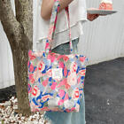 Floral Cotton Printed Shoulder Bag Female Large Student Class Canvas Bags