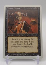 Demonic Tutor - MTG Revised - Near Mint Un-Played Rare