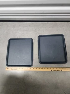 Lot Of 2 American Airline Plastic Serving Galley Bin Trolley Bin Food Tray - Picture 1 of 5
