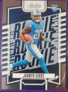 2023 Absolute #108 Jahmyr Gibbs base RC Rookie Card Detroit Lions - Picture 1 of 2