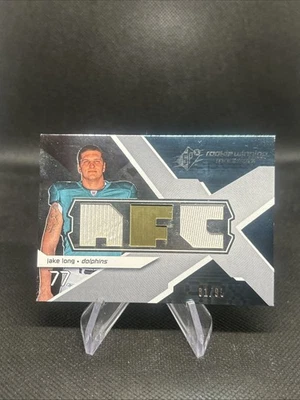 2008 SPx Rookie Winning Materials Triple Jersey /99 Jake Long #RM-JL RC Dolphins - Image 1 of 2