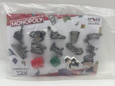 NUEVO Crocs Original Jibbitz 13 Pack Hasbro Monopoly Juego de Mesa Zapatos Dijes Foto 1 de 2