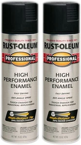 Rust-Oleum 239107-2PK Professional 15 Ounce (Pack of 2), Semi-Gloss Black - Picture 1 of 2