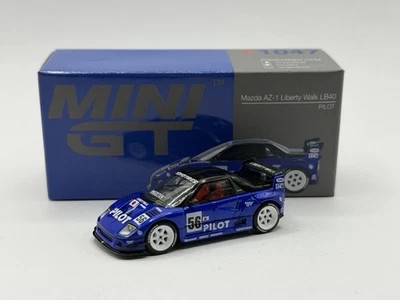1/64 NEW Mini GT Mazda AZ-1 Liberty Walk LB40 PILOT RHD MGT01047-R - Image 1 of 2