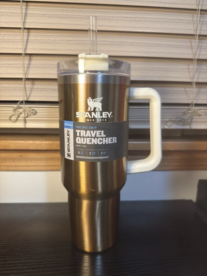 Vaso Stanley Edición Limitada OG Vidrio Dorado 40oz Nuevo con Etiquetas Foto 1 de 4