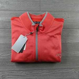 NEW Callaway Activewear Shirt Mens 3XL Salmon 1/4 Zip Optimum Performance NWT - Picture 1 of 10
