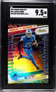 2024 Panini Absolute Jahmyr Gibbs #36 Splash Spectrum /16 Detroit Lions SGC 9.5 - Picture 1 of 5