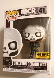 Funko Pop Rocks MCR My Chemical Romance #41 Skeleton Gerard Way, Hot Topic Excl. - Picture 1 of 6