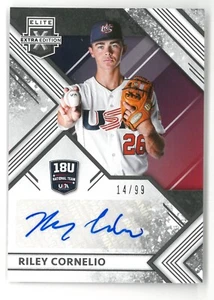 2018 Panini Elite Extra Edition RILEY CORNELIO #18U-RC ~Auto National Team 14/99 - Picture 1 of 2