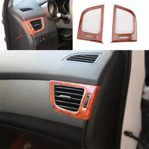 For Hyundai Elantra 2011-2016 Wood Grain Peach L&R AC Air Outlet Vent Cover Trim - Picture 1 of 8